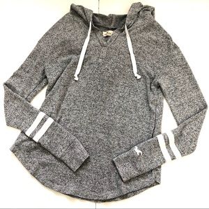 🌻 Hollister Heather Grey Hooded Top XS